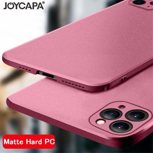 Shockproof Matte Sandstone Case For iPhone 12 11 Pro Max XR X XS 7 8 Plus SE 12mini Luxury Ultra Thin Hard PC Cover Protection