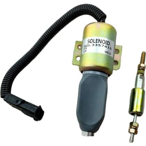 Engine Fuel Shutdown Solenoid Valve 3355427 961000780034 2TB130805 3357411 Stop Solenoid 24V