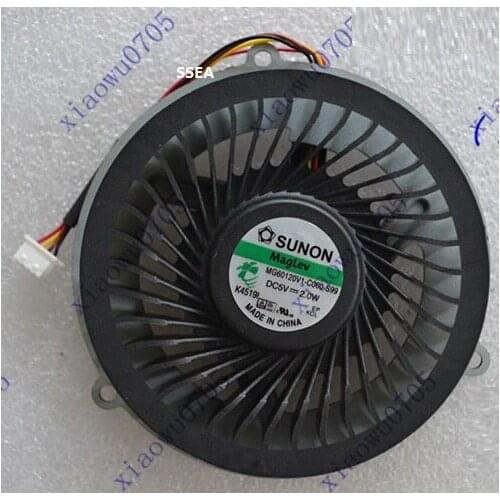 SSEA SSEA New original CPU fan for Lenovo Ideapad Y570 Y570A Y570P Y570N Y570NT laptop CPU cooling Fan