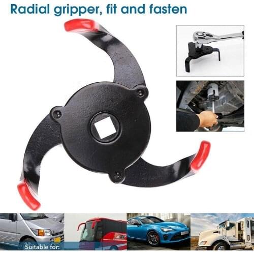 Universal Carbon Steel 3 Jaw Oil Filter Remover Tool Cars Oil Filter Removal Tool Interface Special Tools Oil Filter Wrench Tool