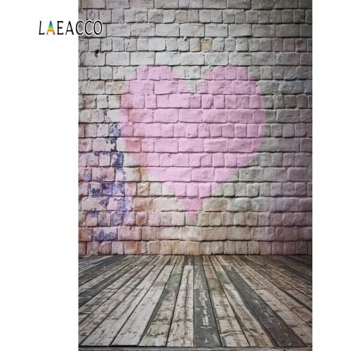 Laeacco White Brick Wall Photophone Vinyl Photography Backdrops Baby Newborn Portrait Photo Backgrounds Photozone for Food Props