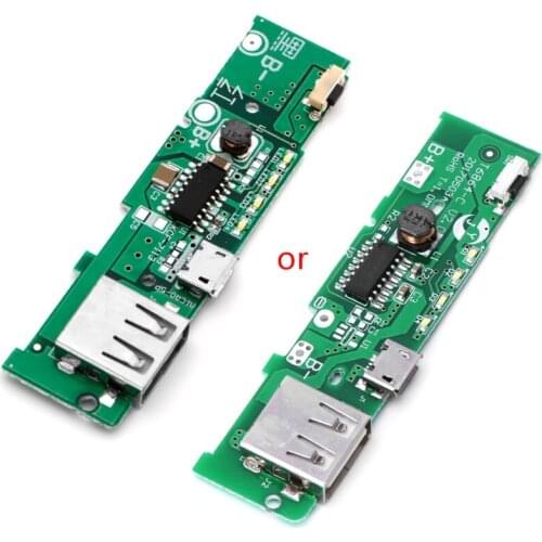 USB 5V 2A Mobile Phone Power Bank Charger PCB Board Module For 18650 Battery