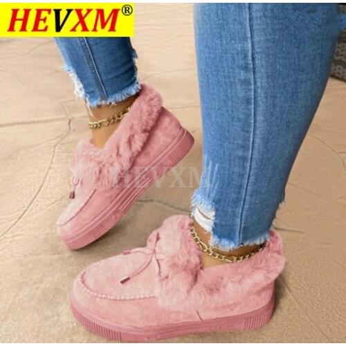 2020 New Fashion Women Snow Boots Comfortable Winter Warm Casual Platform Boots Women Suede Punk Shoes Woman Plus Size 35-43