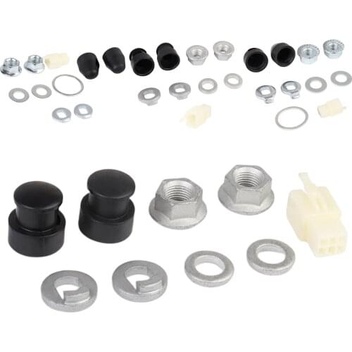 1Set Durable E-bike Hub Motor Nuts Replacement Wheel Bolt Screw Cover with 12/14mm Shaft for Universal Bike Component Parts