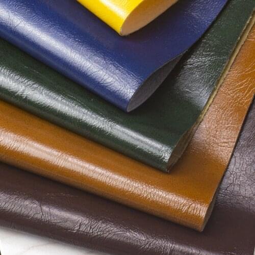 100*140cm Synthetic Oil Wax PU Leather Fabric Retro Leather Fabrics Artificial Faux Leather DIY Wallet Sofa Bags Home Decoration