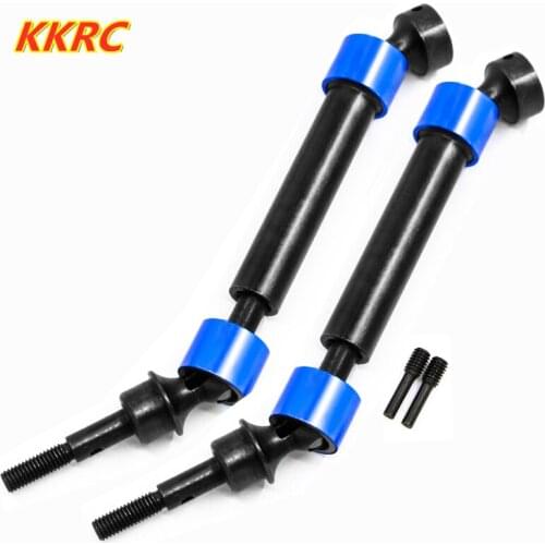 2pcs Hard Steel Splined CVD Swing Drive Shaft 5451X For Traxxas 1/10 E-Revo Summit Revo 3.3 E-MAXX T-MAXX
