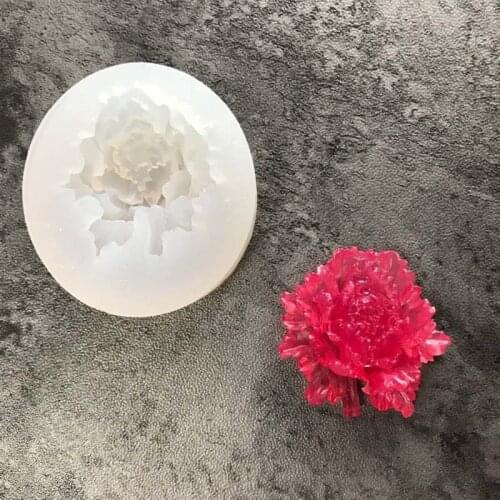 3D Rose Silicone Mold Sugarcraft Resin Polymer Clay Plaster Mould DIY Jewelry Charms