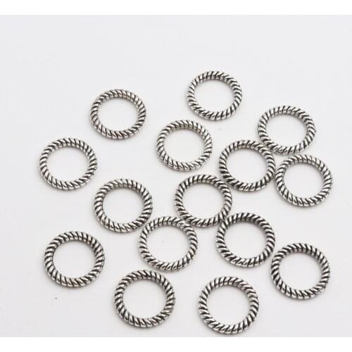 50pcs 1.8mm Round Striped Ring Shape Metal Jump Ring For Jewelry Making Supplies Necklace Chains Hand Made Wholesale Accessories