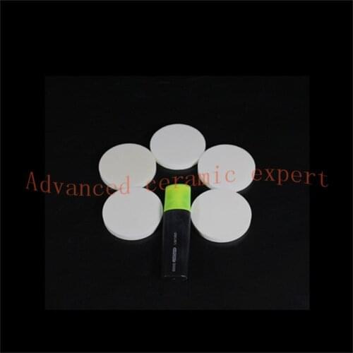 99.5%Al2O3 High Wearable Circular Corundum Plate OD30*4.0mm/Alumina Ceramic Round Substrate/Wear-Resisting Ceramic Sheet