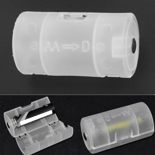 AA to D Battery Cell Converter Case Adapter Holder Case Switcher