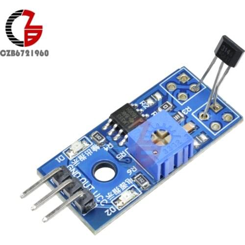 Hall Sensor Switch Module Motor Speed Test for Arduino Magnetic Detect Car lm393