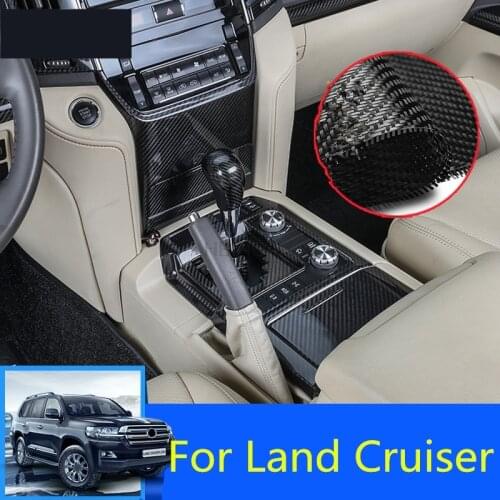 For Toyota Land Cruiser 2010-2020 Real carbon fiber interior Toyota Land Cruiser modified carbon fiber suit lc200 patch parts