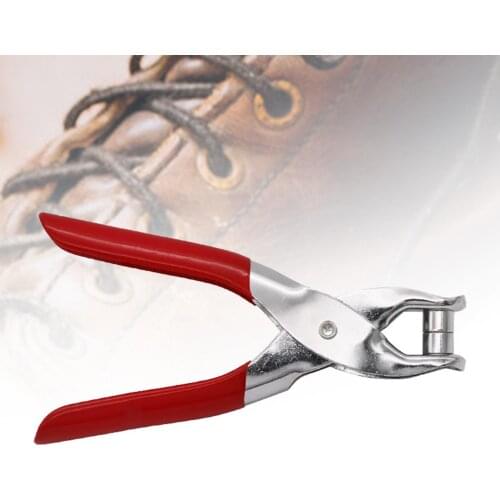 Leather Belt Hole Punch Pliers Steel Precise Pincers Durable Eyelet Puncher Clamp Tong DIY Watchband Household leathercraft Tool