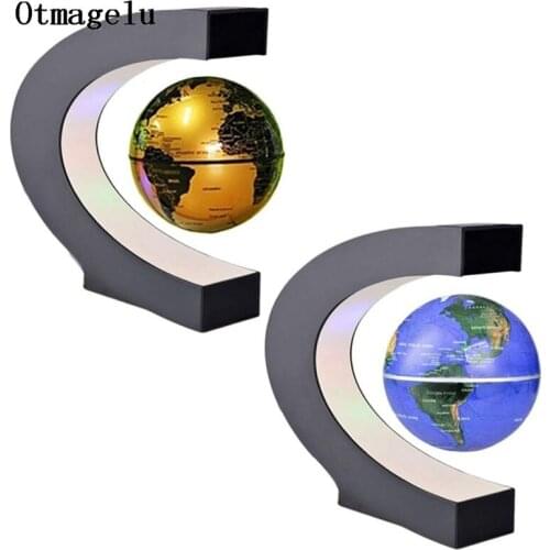 Magnetic Floating Globe World Map Figurine Miniatures teaching resource Home Decoration Child Physics Science Education Ornament