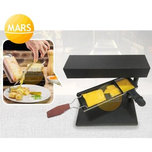 Roast Cheese Raclette Set Non-stick Griller Commercial Cheese Board Baked Cheese Oven Iron Swiss Cheese Melter Pan For Kitchen