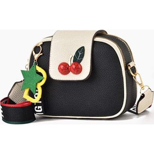 2021 Summer New French Shoulder Bag Lovely Double Layer Purses and Handbags Fashion Wide Letter Strap Crossbody Bag