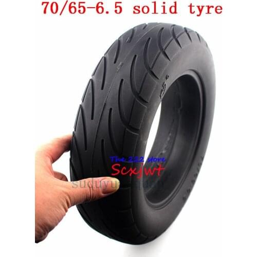 Upgrade 70/65-6.5 for Mini Xiaomi Ninebot Scooter Skateboard Non-Pneumatic tire 10'Scooter Tires Tubeless Wheels Solid Tyres