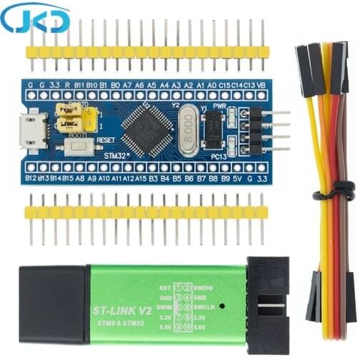 Original STM32F103C8T6 ARM STM32 Minimum System Development Board Module For Arduino ST-Link V2 Mini STM8 Simulator Download