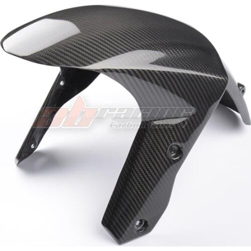 Front Fender Hugger Mudguard For Kawasaki ZX10R 2011 2012 2013 2014 2015 Full Carbon Fiber 100% Twill