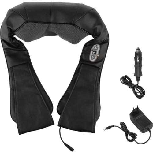 2021 Hot Portable Heating Type Kneading Massage Car Home Dual-Use Shawl Vertebra Massage Device 4D Neck Massager Tool