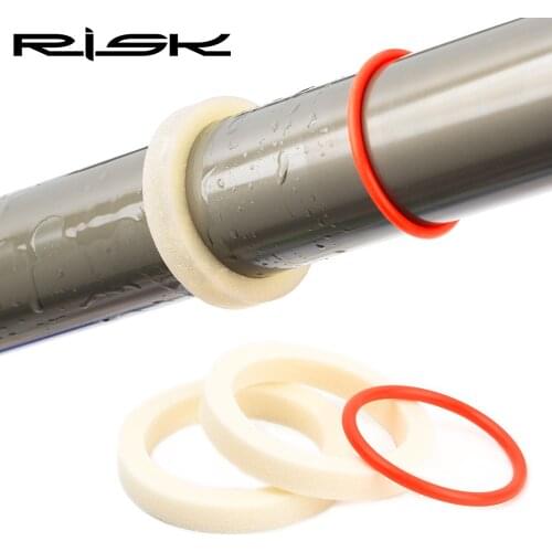 RISK MTB bicycle fork sponge rings Oil-absorbing 32mm 34mm 35mm 36mm mountain bike front fork sponge ring Sealed Foam O-rings