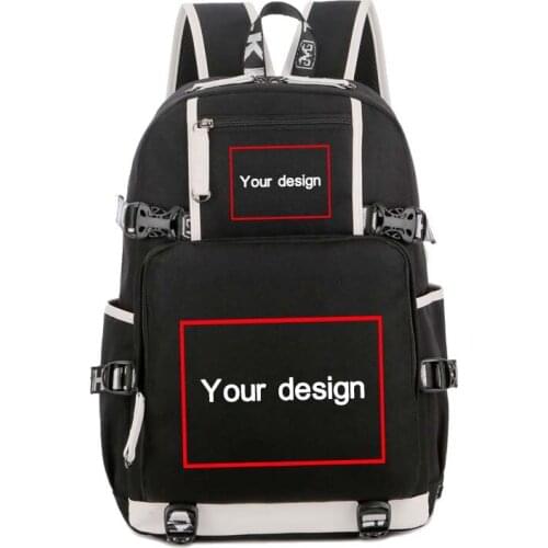 Backpacks Customize for You Cosplay Schoolbags for teenagers Laptop Shoulder Bags Men womens Travel Bag