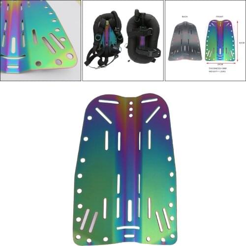 Underwater Scuba Diving Backplate Standard Scuba Diving Harness Hardware Equipment for Snorkeling Free Diving
