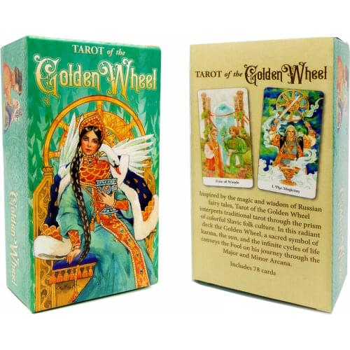 Tarot of The Golden Wheel 78 Cards Deck Russian Edition Inspired By Fairy Tales Mila Losenko Aeclectic Crisp Divination Game