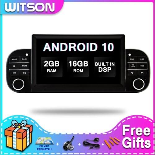 WITSON 2 Din Android 10 Car Multimedia Player For FIAT PANDA 2013-2020 car android player