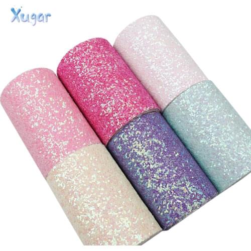 Xugar 1yards 3" 75mm Candy Chunky Glitter Ribbon Colorful Sequin Wholesale Ribbon For Crafts DIY Hair Bows Accessories Materials