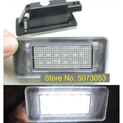 1Pair LED License Number plate lamp light for NISSAN Serena C27 Altima 2019 up~ Canbus