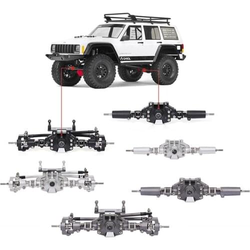 2Pcs Metal Front Rear Axle Parts for 1/10 RC Car Axial SCX10 II 90047