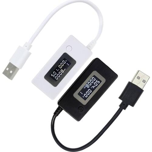 3V-30V LCD Micro USB Charger Battery Capacity Voltage Current Tester Meter Detector with Switch 0.05A-3.50A