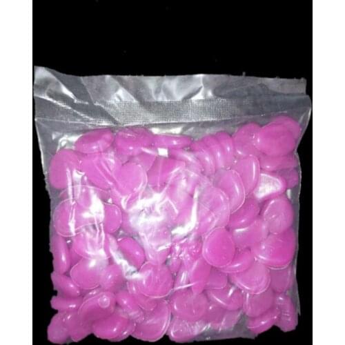 3000pcs Fish Tank Decoration Stone Glow In The Dark Stones Ornaments Garden Luminous Aquarium Pebble Rocks