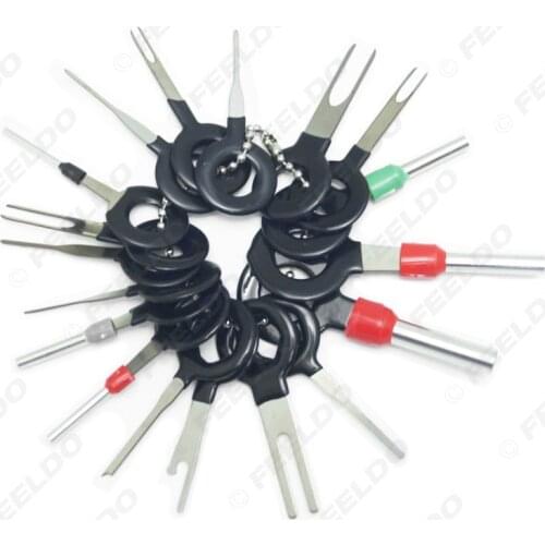59pcs Car Terminal Removal Electrical Wiring Crimp Connector Pin Extractor Kit Car Electrico Repair Hand Tools pin extractor