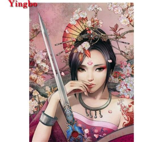 5D Diamond Painting Japanese woman Home Decoration Full Drill Embroidery sticker decordiamond Handicraft Kits Mosaic Picture