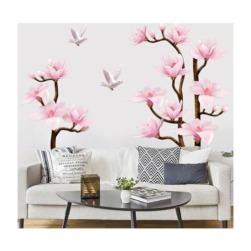 70*120cm Flower 3D Wallpaper pvc Wall Sticker DIY Modern Home Decor Poster Living Room Bedroom Decoration Mural