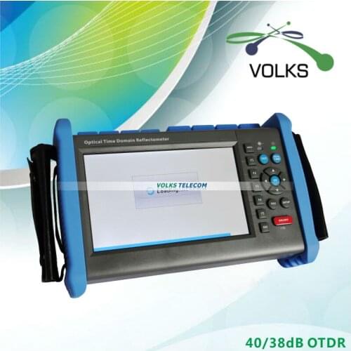 D40 40/38dB SM OTDR 1310/1550nm Optical Time Domain Reflectometer Fiber Optic OTDR Free shipping