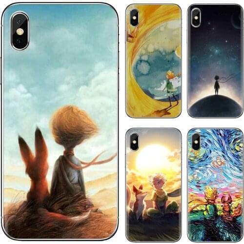 For Huawei P30 P40 P20 P7 P8 P9 P10 Lite Plus Pro 2015 2016 2017 Mini Soft Bag Case Rose-Fox-C-Starry-sky-The-Little-Prince