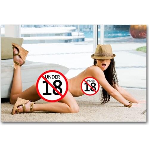 Beautiful Young Girl Canvas Painting Adult Model Posters and Prints Wall Art Picture for Living Room Decor No Frame