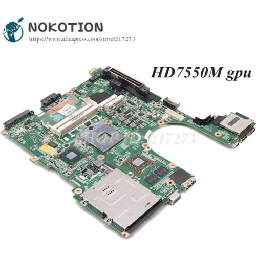 NOKOTION 686970-001 686970-501 Main board For HP Elitebook 8570P Laptop Motherboard QM77 DDR3 HD7550M Video Card