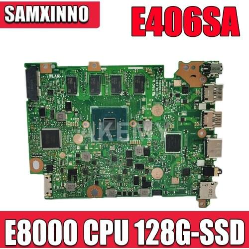 SAMXINNO 90NB0HK0-R00060 Laptop motherboard For E406SA E406S mainboard 100% Tested OK W/ 4G-RAM N3710/N3700 128G-SSD