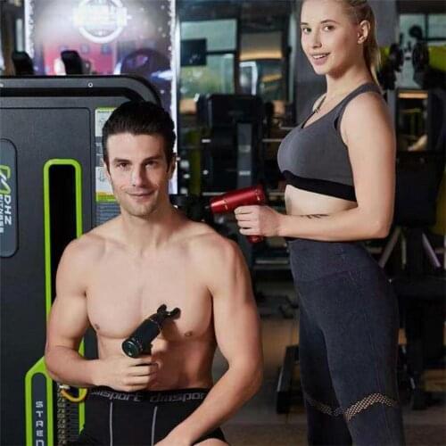 Mini Fascia Gun Muscle Relaxer Portable Massager For Fitness Slimming Shaping Pain Relief
