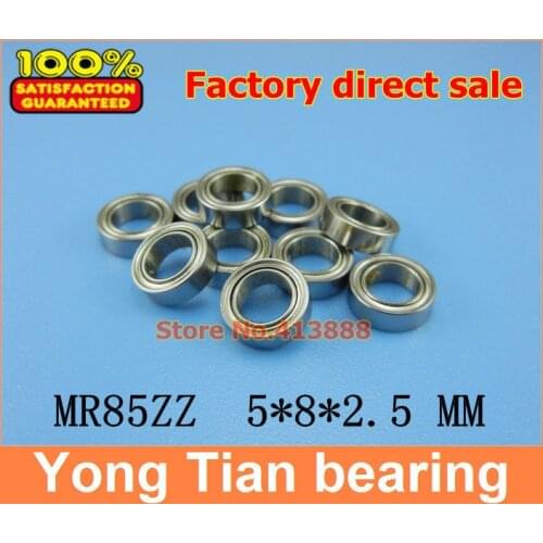 NBZH sale price 500pcs/lot Wholesale Double Shielded Miniature Ball Bearings MR85ZZ 5*8*2.5 mm