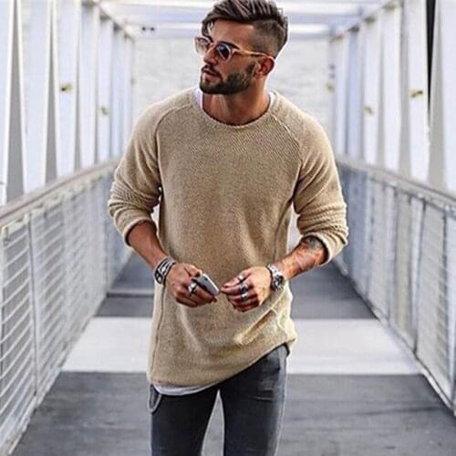 2020 new hip hop streetwear Sweaters Men fashion brand tops men crew neck Spring long sleeve oversize male casual sweaters M001