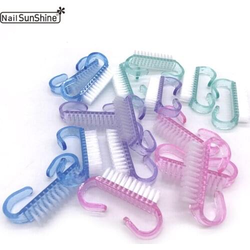 Wholesale 100pcs Acrylic Nail Brush Art Make Up Dust Powder Clean Brush Pedicure Manicure Tools Ongles Materiel Professionnelle