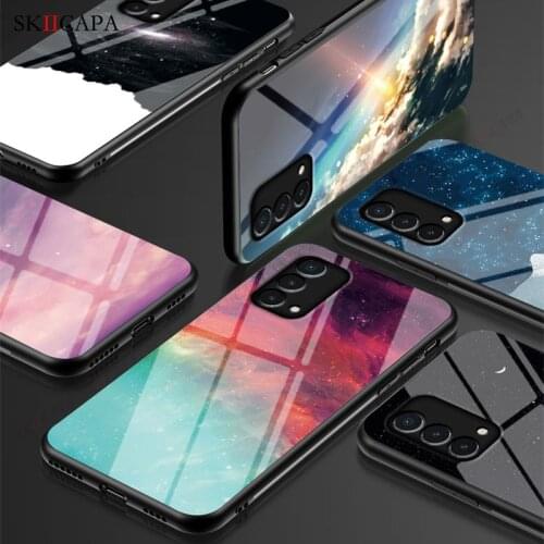 Gradient Tempered Glass Shockproof Case For Oneplus Nord 200 CE N100 N10 Soft Silicone Phone Cover For One Plus 9 8 7T 7 Pro 8T
