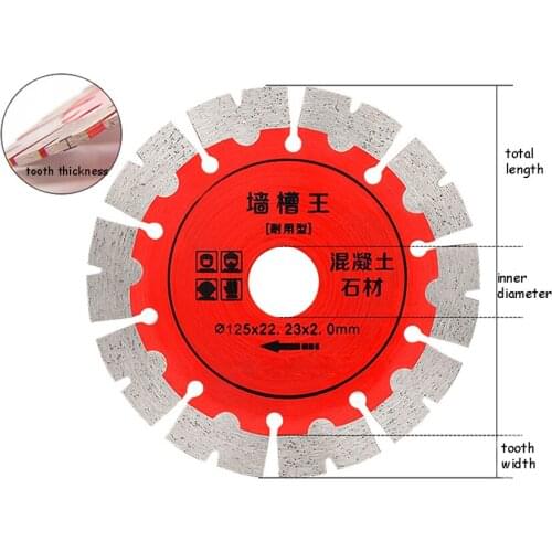 Grinding Abrasives Cutting Disc Blade Marble Stone Concrete Wall Angle Grinder Saw Blade Tools With Heat Dissipation Hole