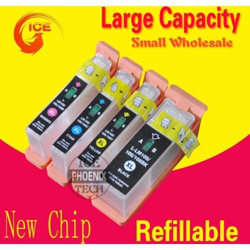 Compatible Ink Cartridge For Lexmark 100 100XL 108XL For Lexmark S305 S405 S505 S605 Pro205 Pro705 Pro805 Pro905 708 208 LM100
