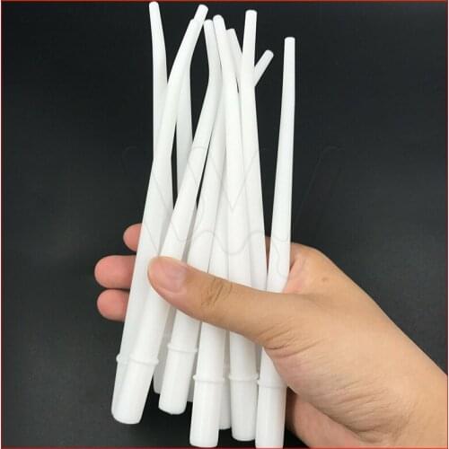 1 Pack 25 Pcs 1/8" Dental Plastic Large Orifice Surgical Aspirator Suction Tips
